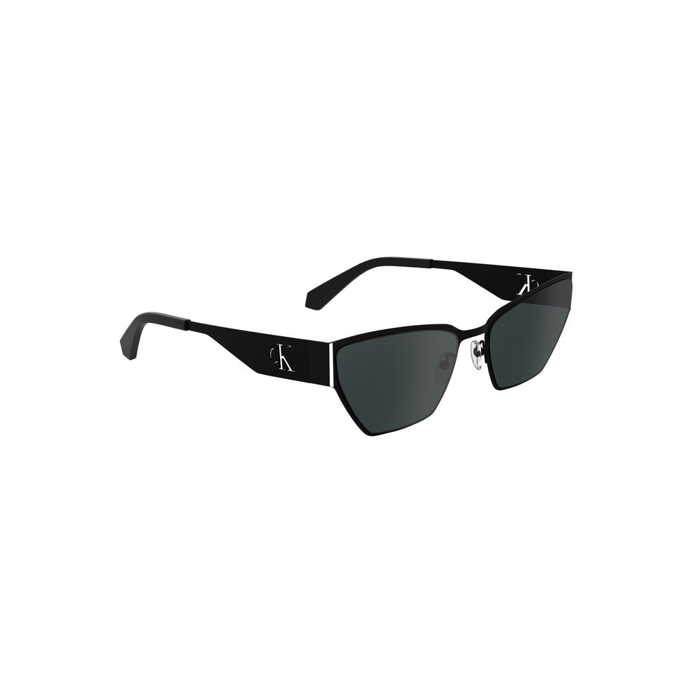 Calvin Klein Black Metal Women Sunglasses Calvin Klein