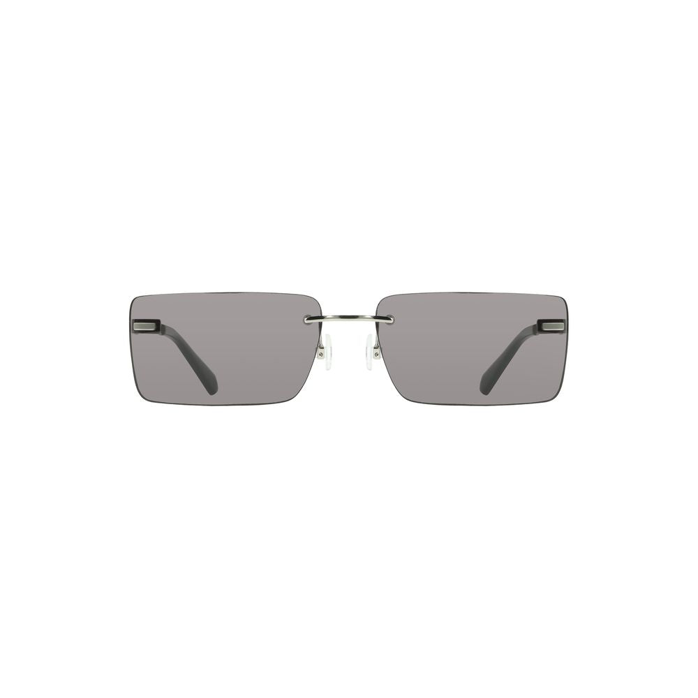 Calvin Klein Black Metal Women Sunglass Calvin Klein