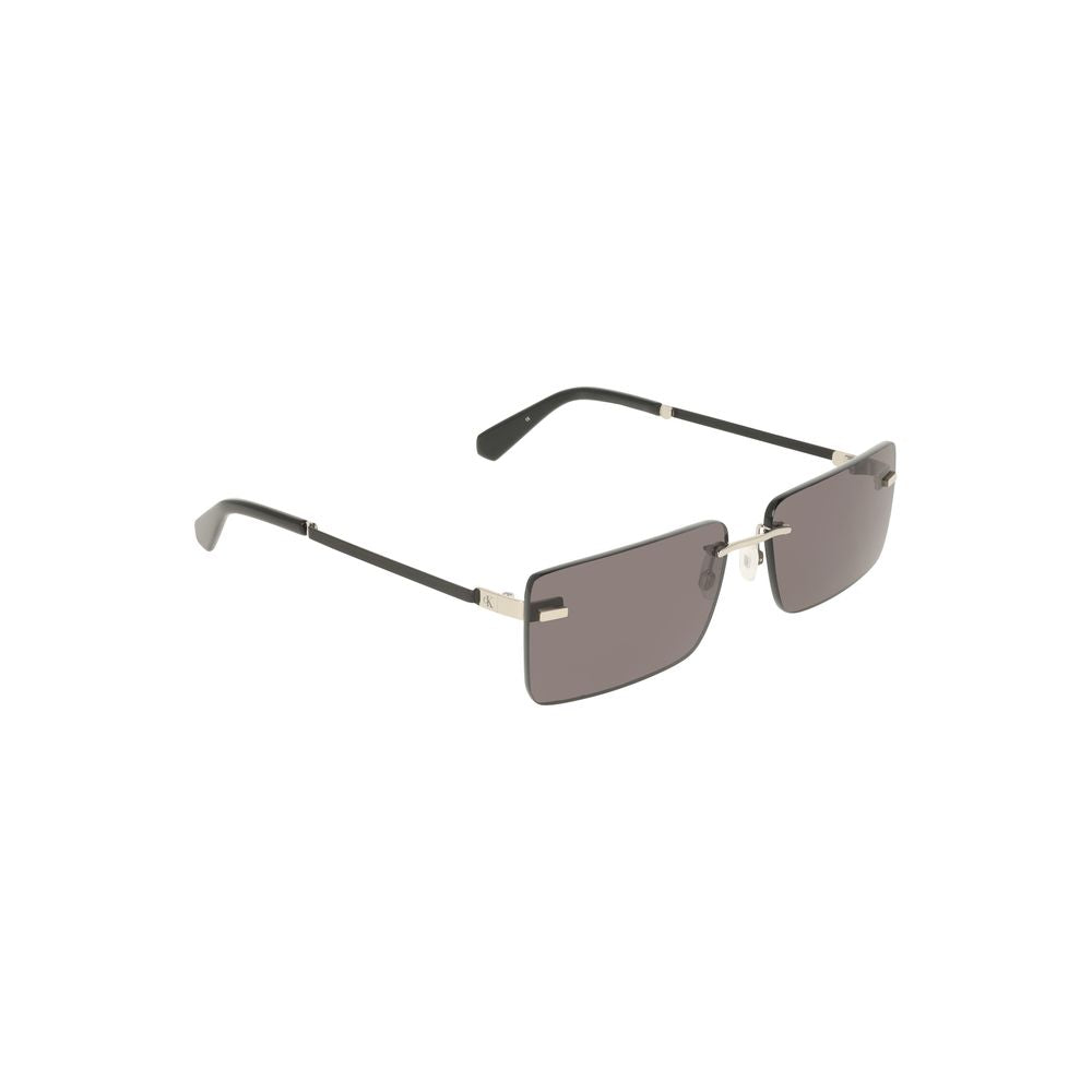 Calvin Klein Black Metal Women Sunglass Calvin Klein