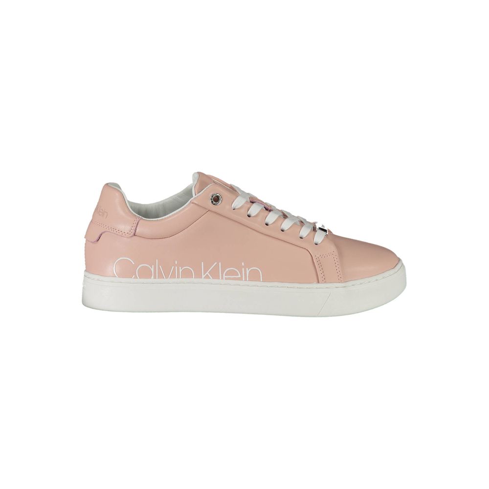 Calvin Klein Pink Polyester Women Sneaker Calvin Klein