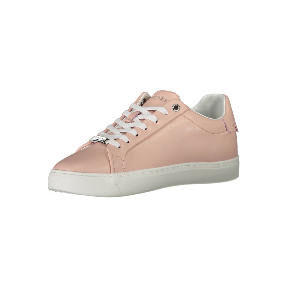 Calvin Klein Pink Polyester Women Sneaker Calvin Klein
