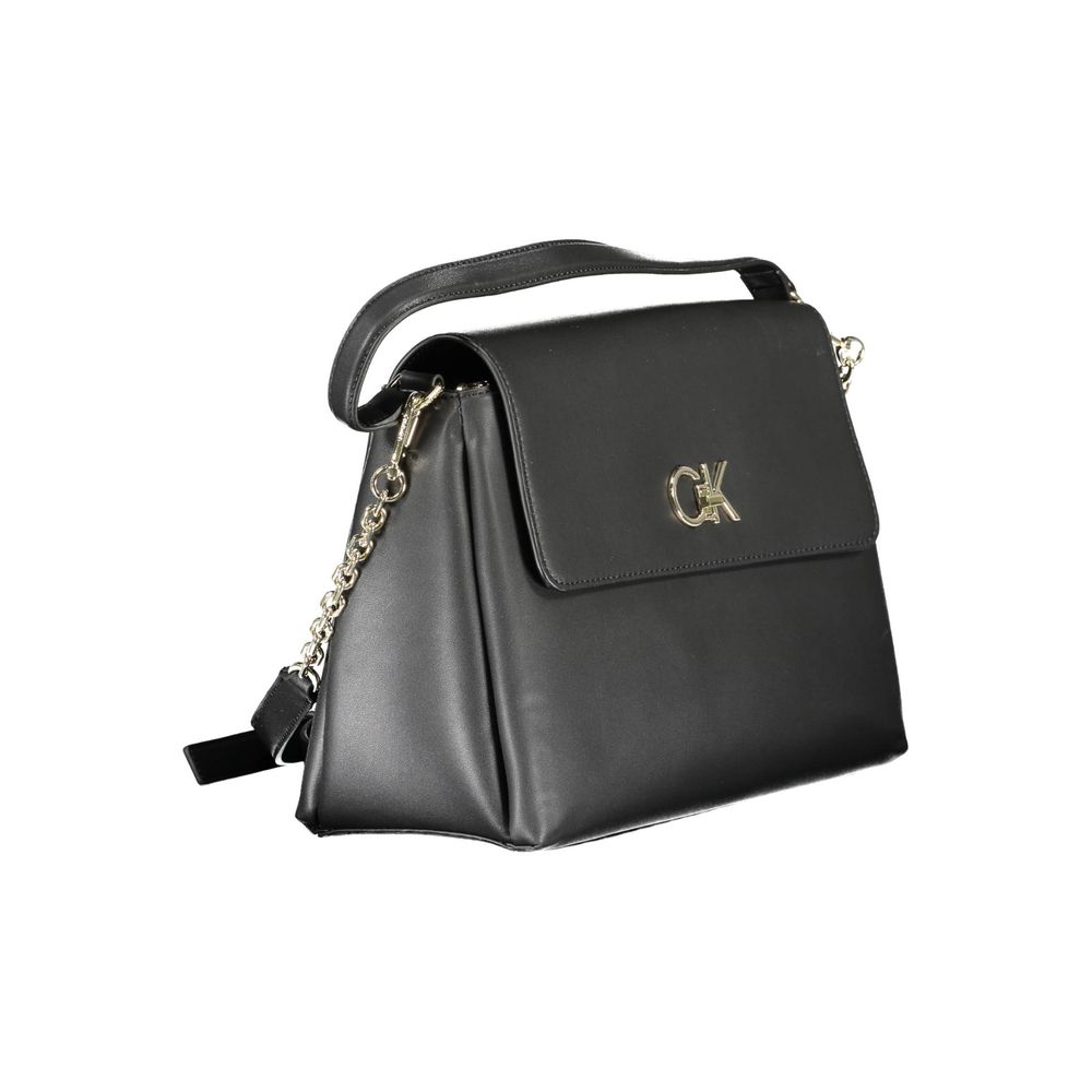 Calvin Klein Black Polyester Women Handbag Calvin Klein
