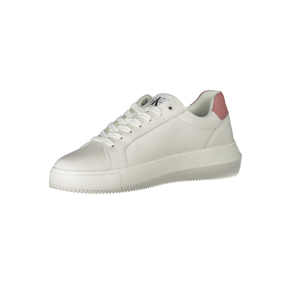 Calvin Klein White Polyester Sneaker Calvin Klein
