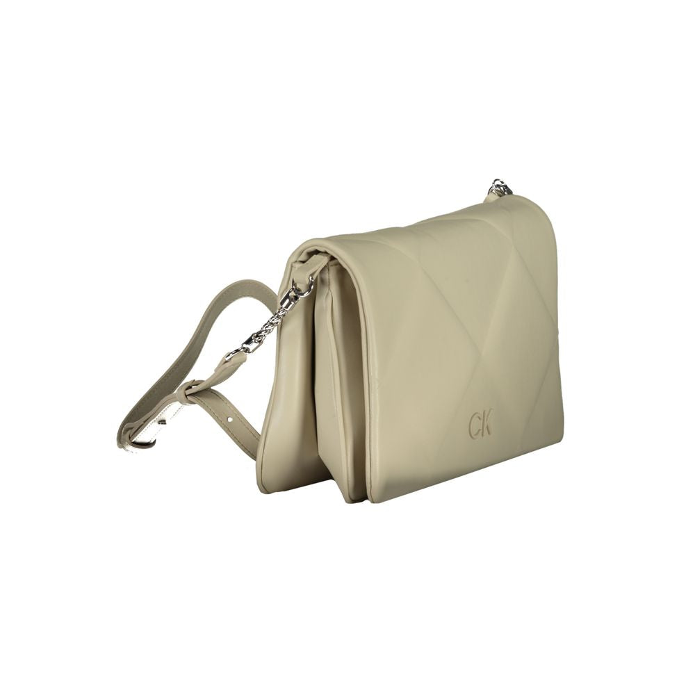 Calvin Klein Beige Cotton Handbag Calvin Klein