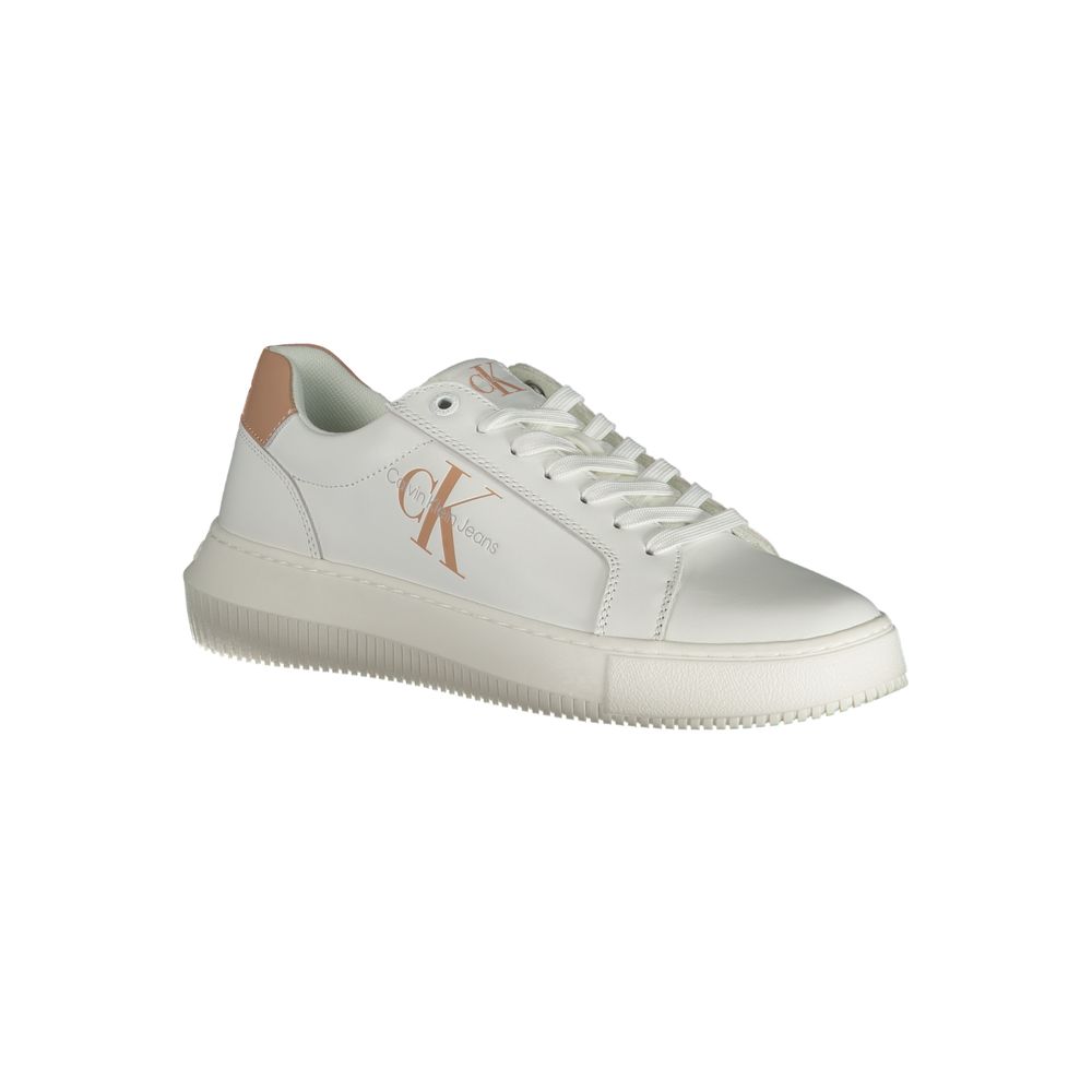 Calvin Klein White Leather Women Sneaker Calvin Klein