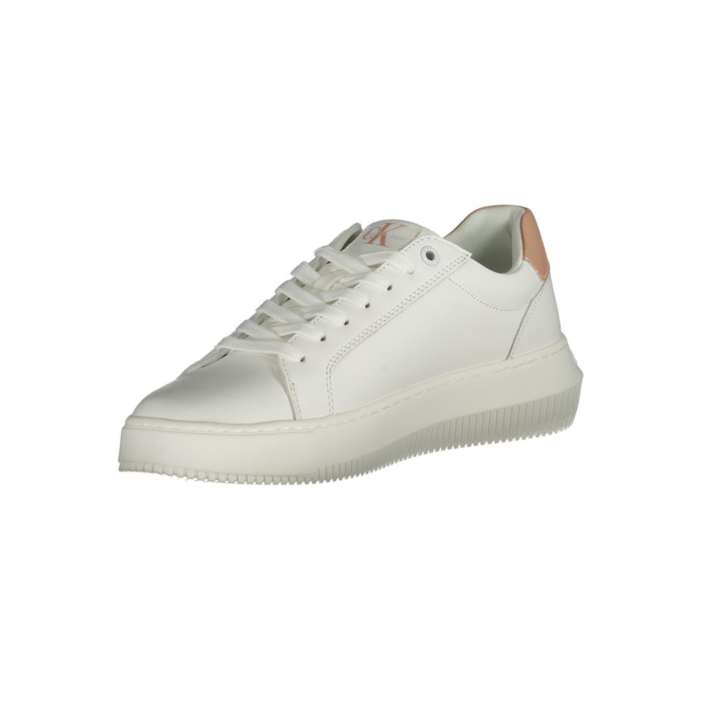 Calvin Klein White Leather Women Sneaker Calvin Klein