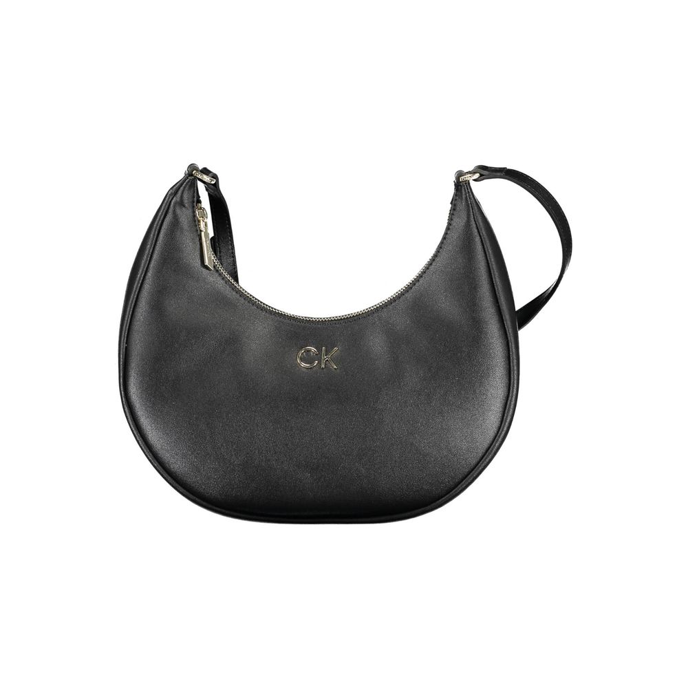 Calvin Klein Black Recycled Polyester Women Handbag Calvin Klein