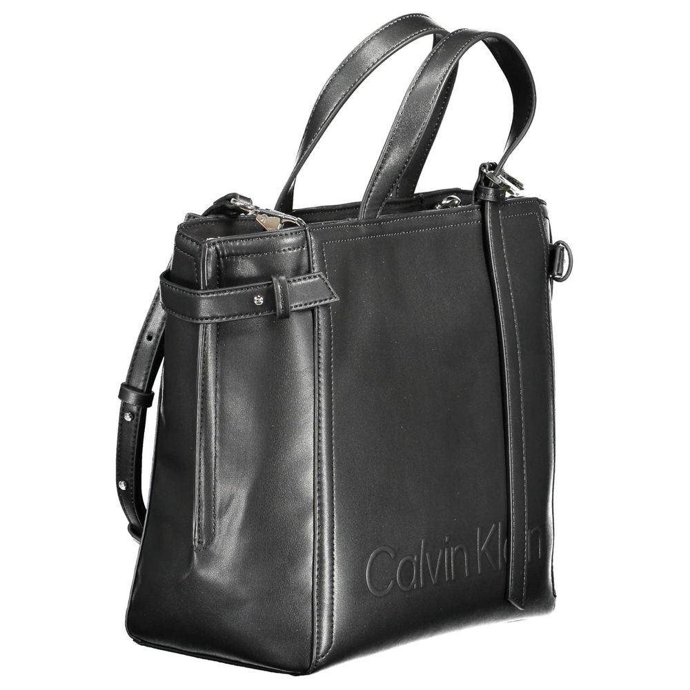 Calvin Klein Black Polyester Women Handbag Calvin Klein