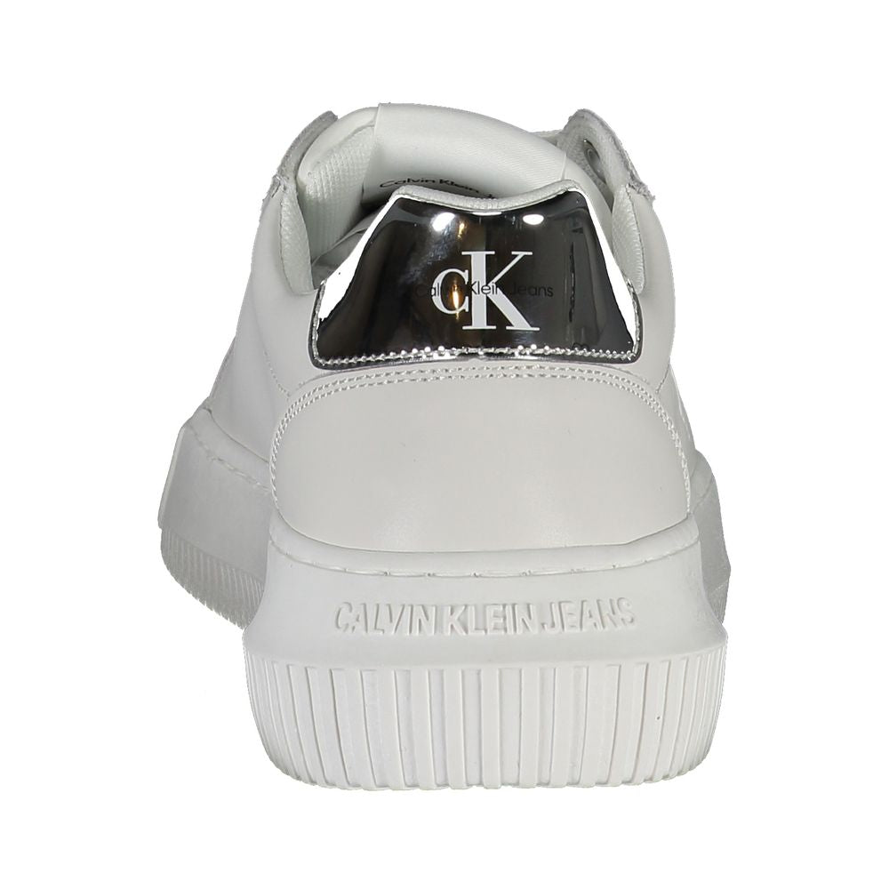 Calvin Klein White Polyester Sneaker Calvin Klein