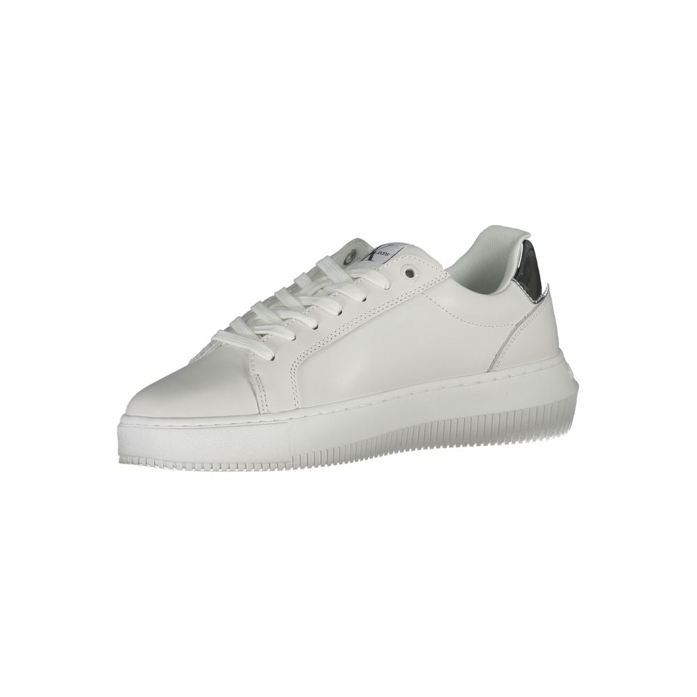 Calvin Klein White Polyester Sneaker Calvin Klein