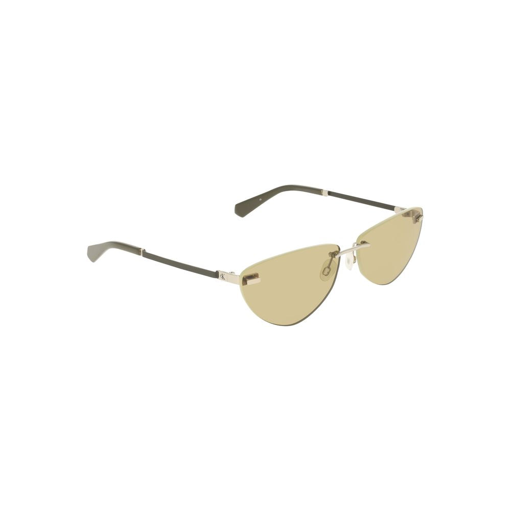 Calvin Klein Green Metal Women Sunglass Calvin Klein