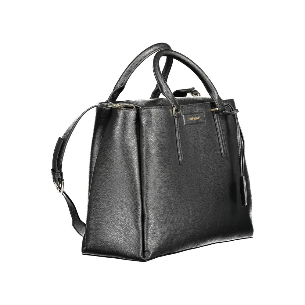 Calvin Klein Black Recycled Polyester Women Handbag Calvin Klein