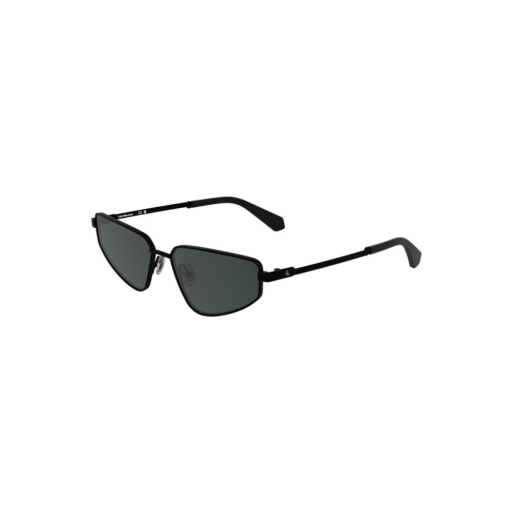 Calvin Klein Black Metal Women Sunglass Calvin Klein