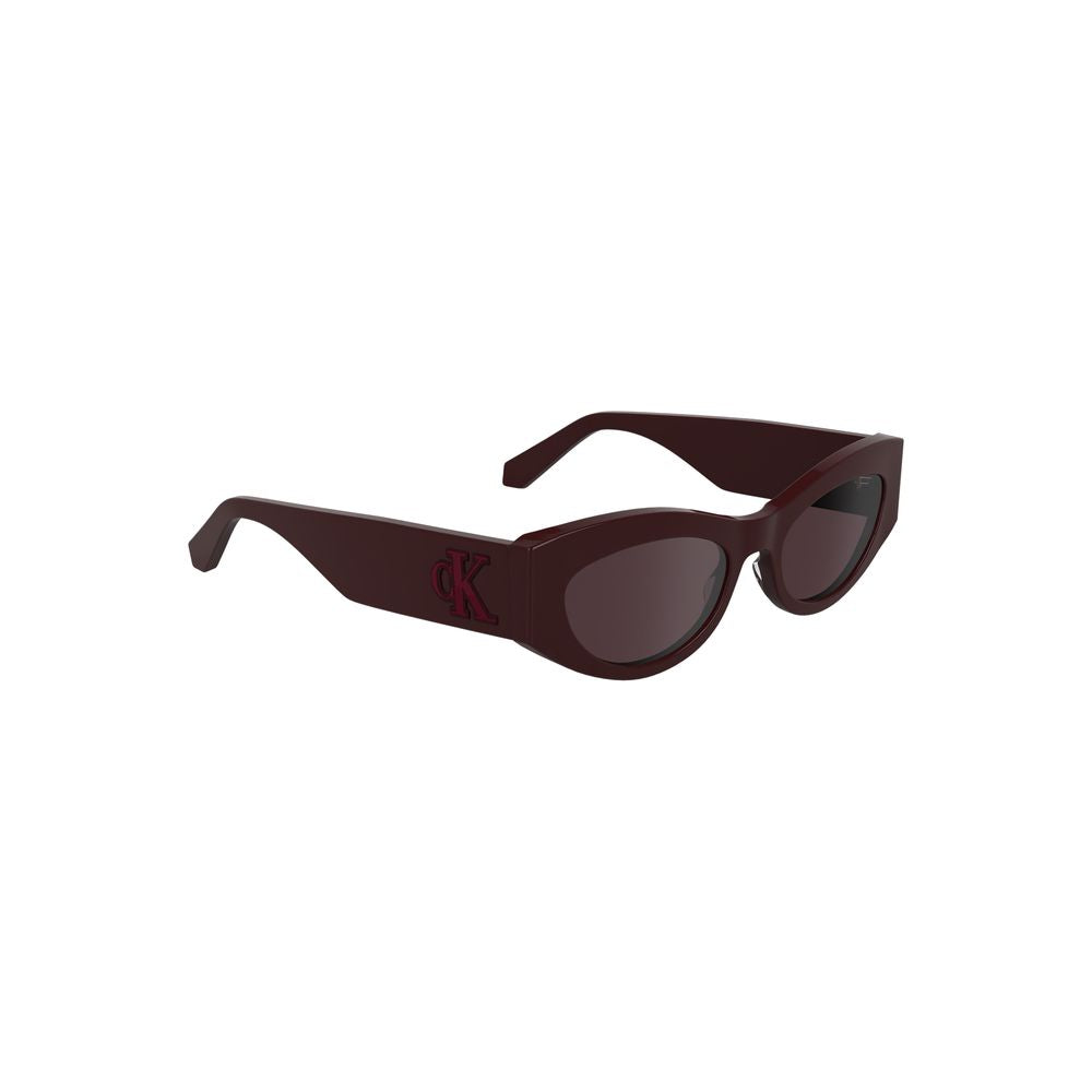Calvin Klein Red Acetate Women Sunglasses Calvin Klein