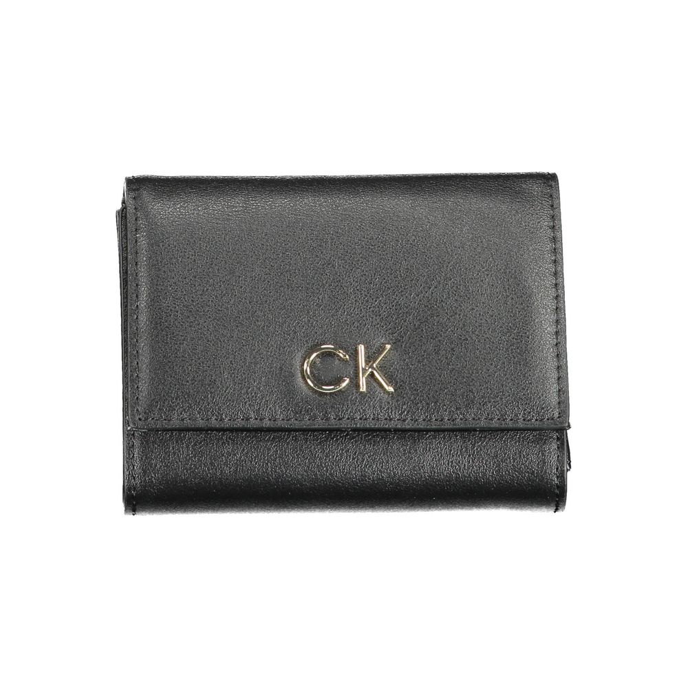 Calvin Klein Black Polyester Women Wallet Calvin Klein