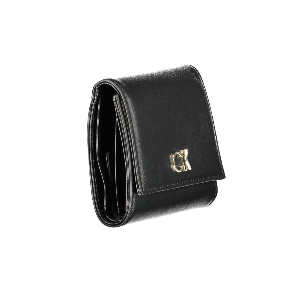 Calvin Klein Black Polyester Women Wallet Calvin Klein