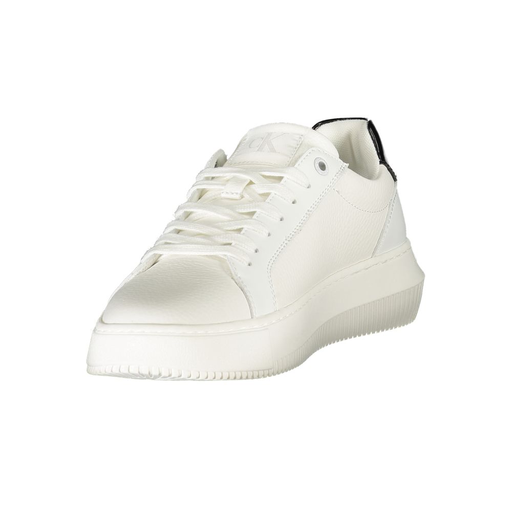 Calvin Klein White Leather Women Sneaker Calvin Klein