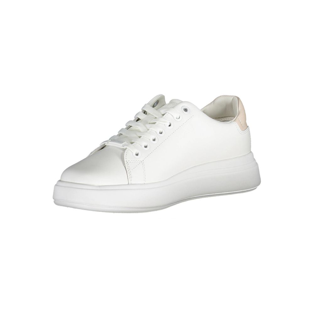 Calvin Klein White Leather Women Sneaker Calvin Klein