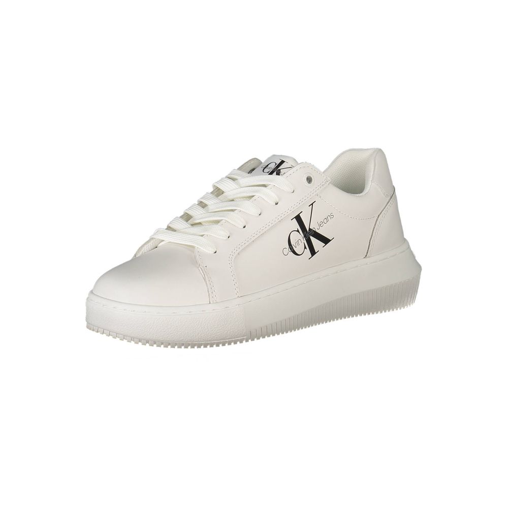 Calvin Klein White Polyester Women Sneaker Calvin Klein