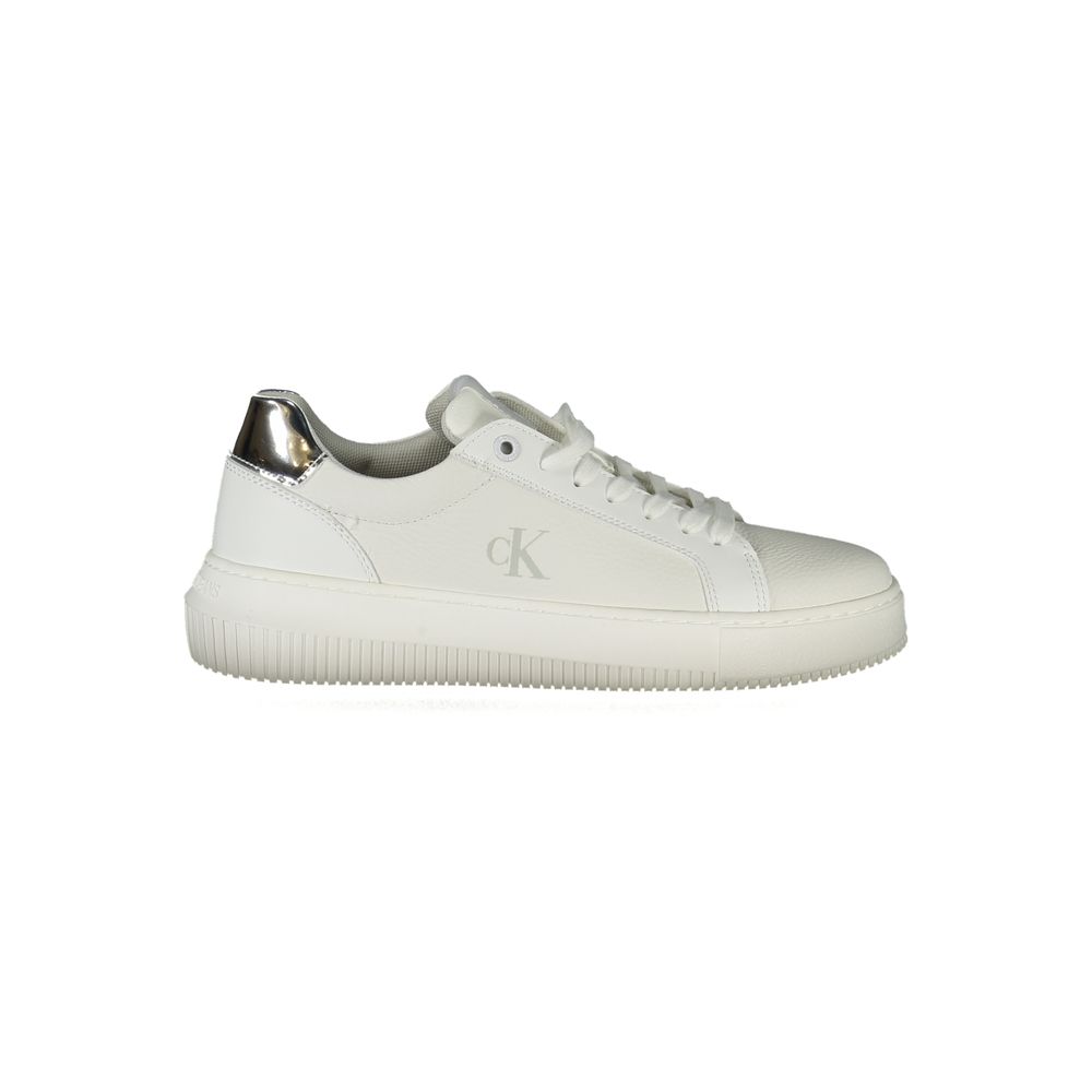 Calvin Klein White Polyethylene Women Sneaker Calvin Klein