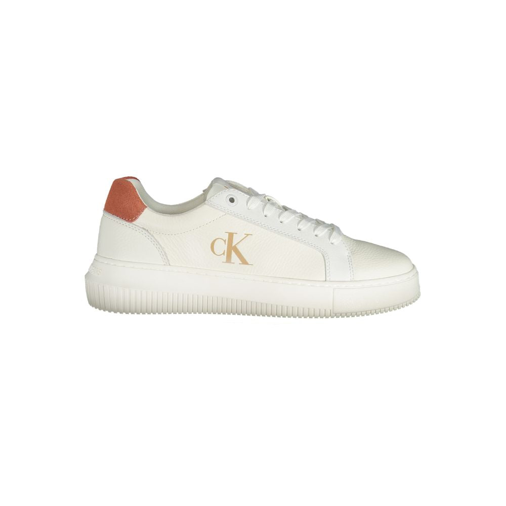 Calvin Klein White Polyethylene Women Sneaker Calvin Klein