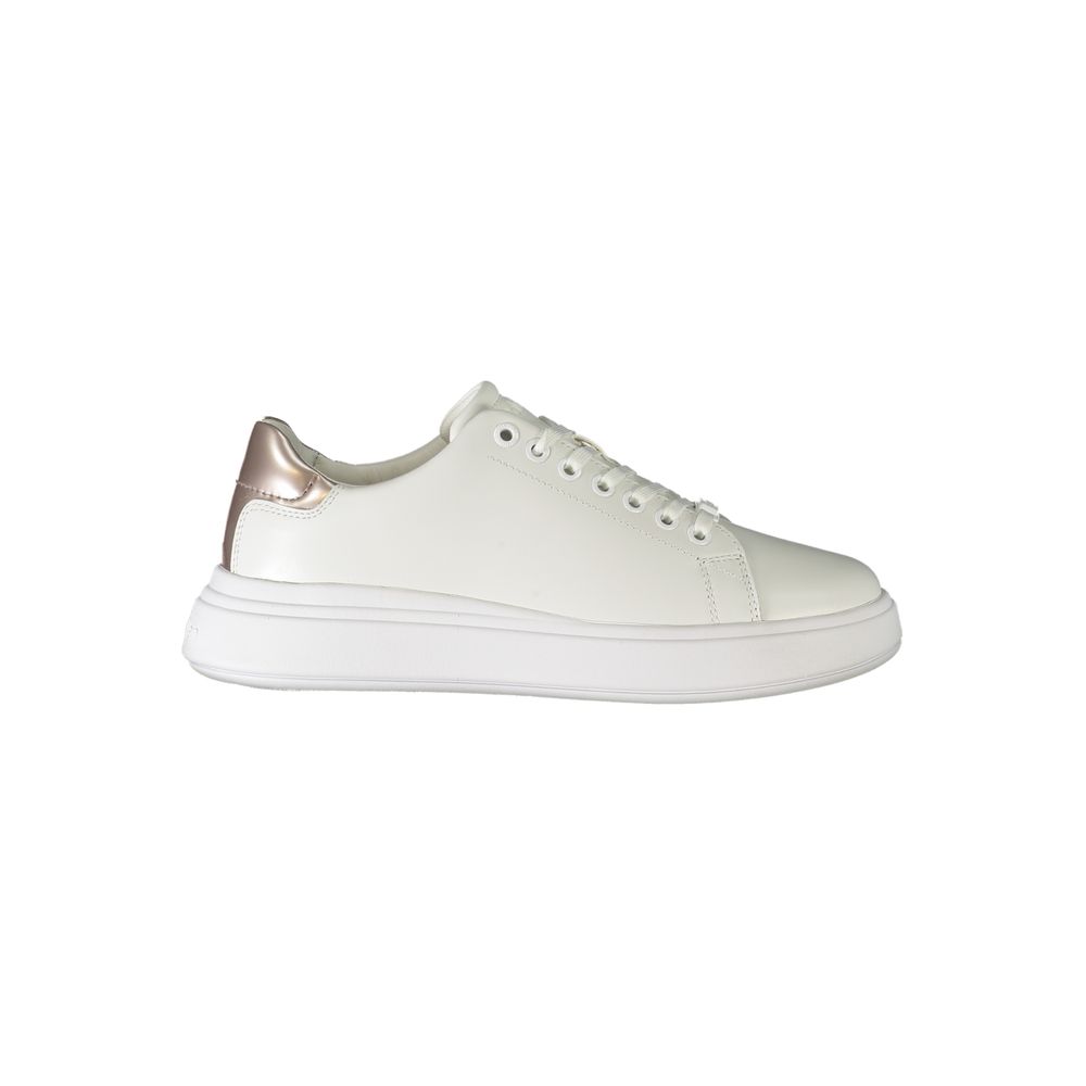 Calvin Klein White Polyester Sneaker Calvin Klein