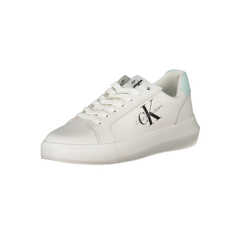 Calvin Klein White Recycled Polyester Women Sneaker Calvin Klein