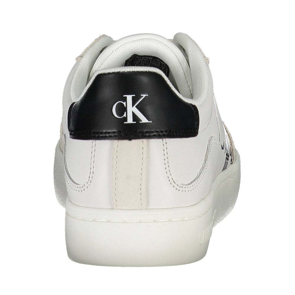 Calvin Klein White Polyester Sneaker Calvin Klein
