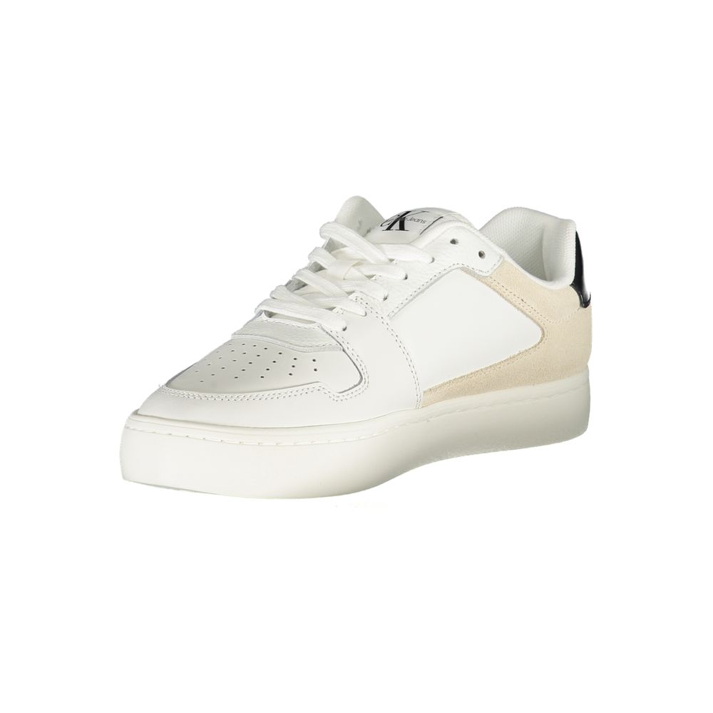 Calvin Klein White Polyester Sneaker Calvin Klein