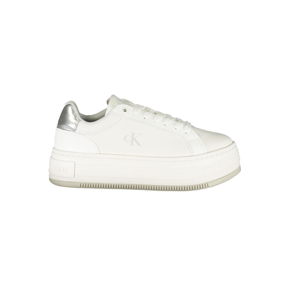 Calvin Klein White Leather Women Sneaker Calvin Klein