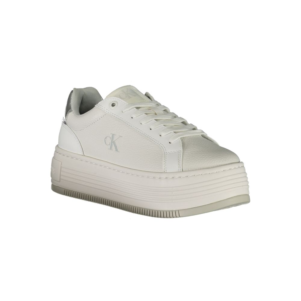Calvin Klein White Leather Women Sneaker Calvin Klein