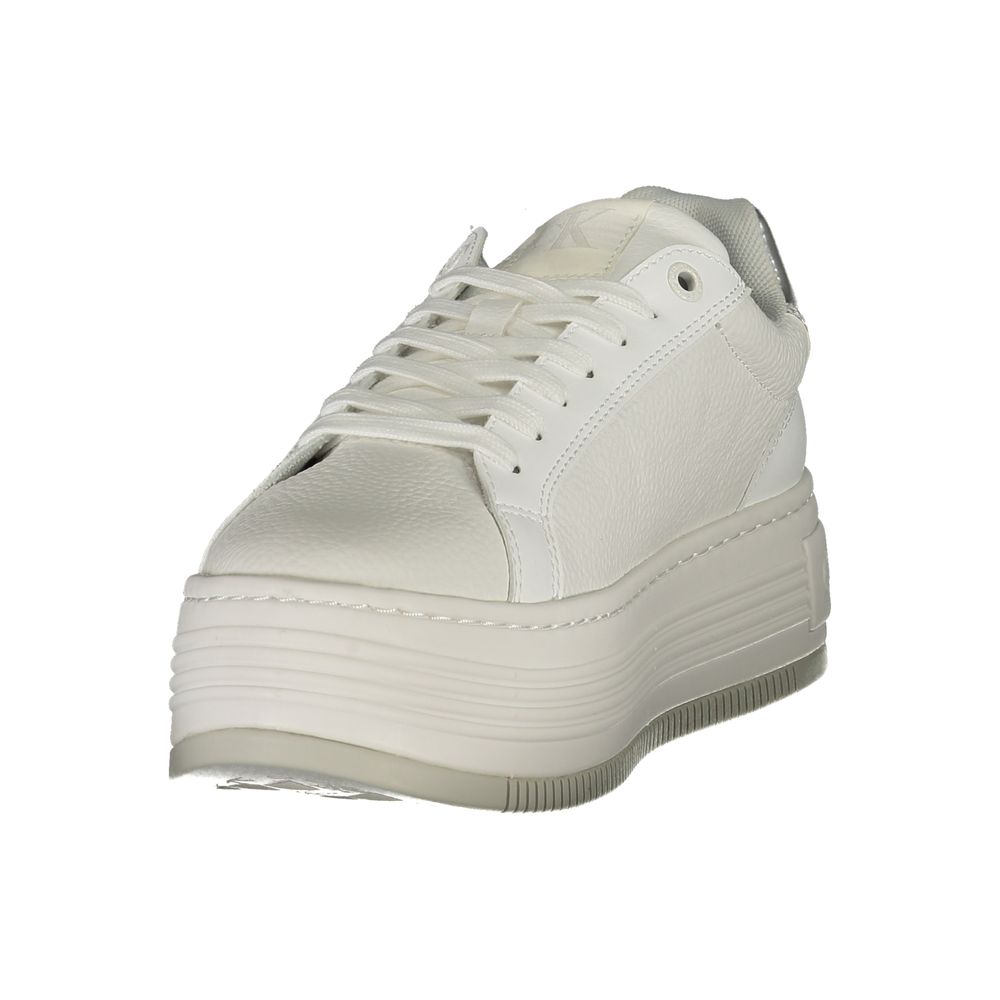 Calvin Klein White Leather Women Sneaker Calvin Klein