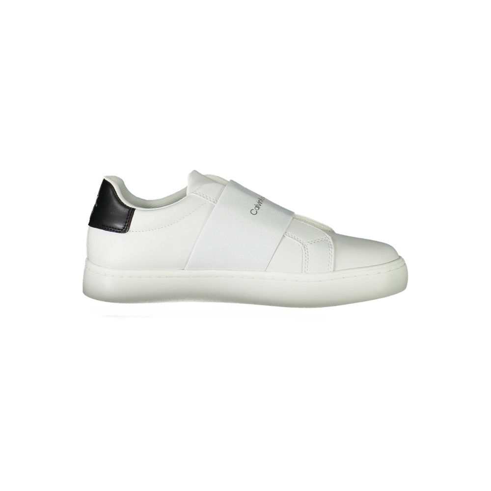 Calvin Klein White Polyester Sneaker Calvin Klein