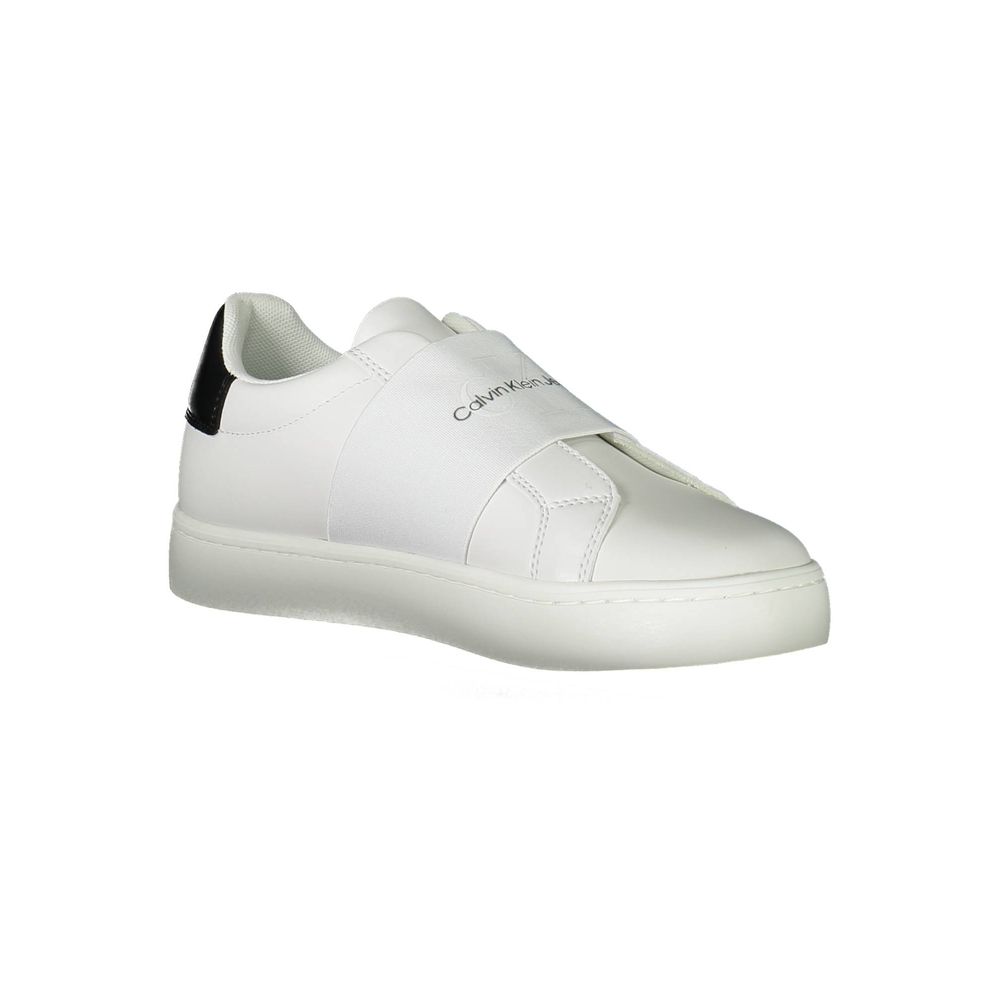 Calvin Klein White Polyester Sneaker Calvin Klein