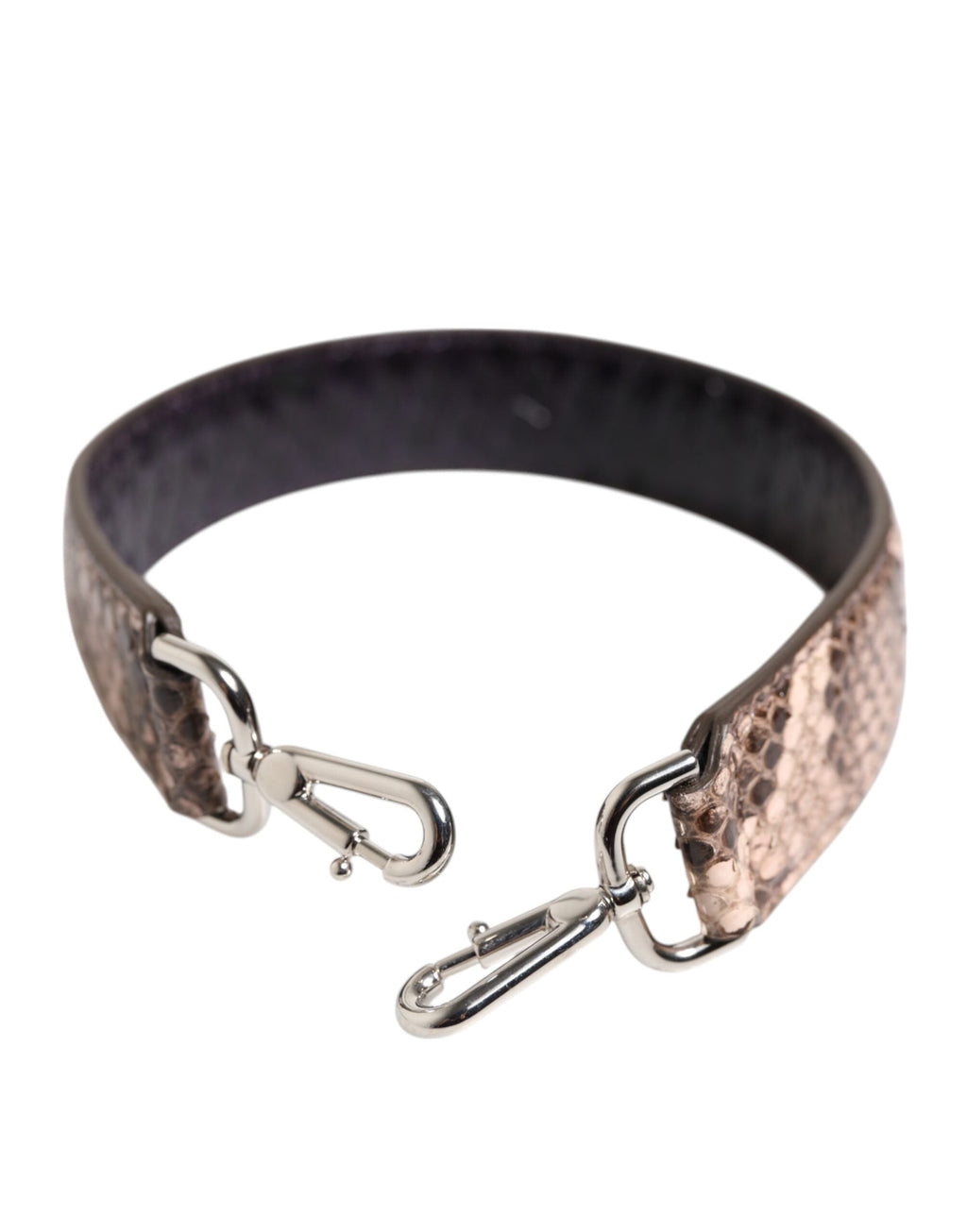 Dolce & Gabbana Brown Exotic Leather Handbag Accessory Shoulder Strap Dolce & Gabbana