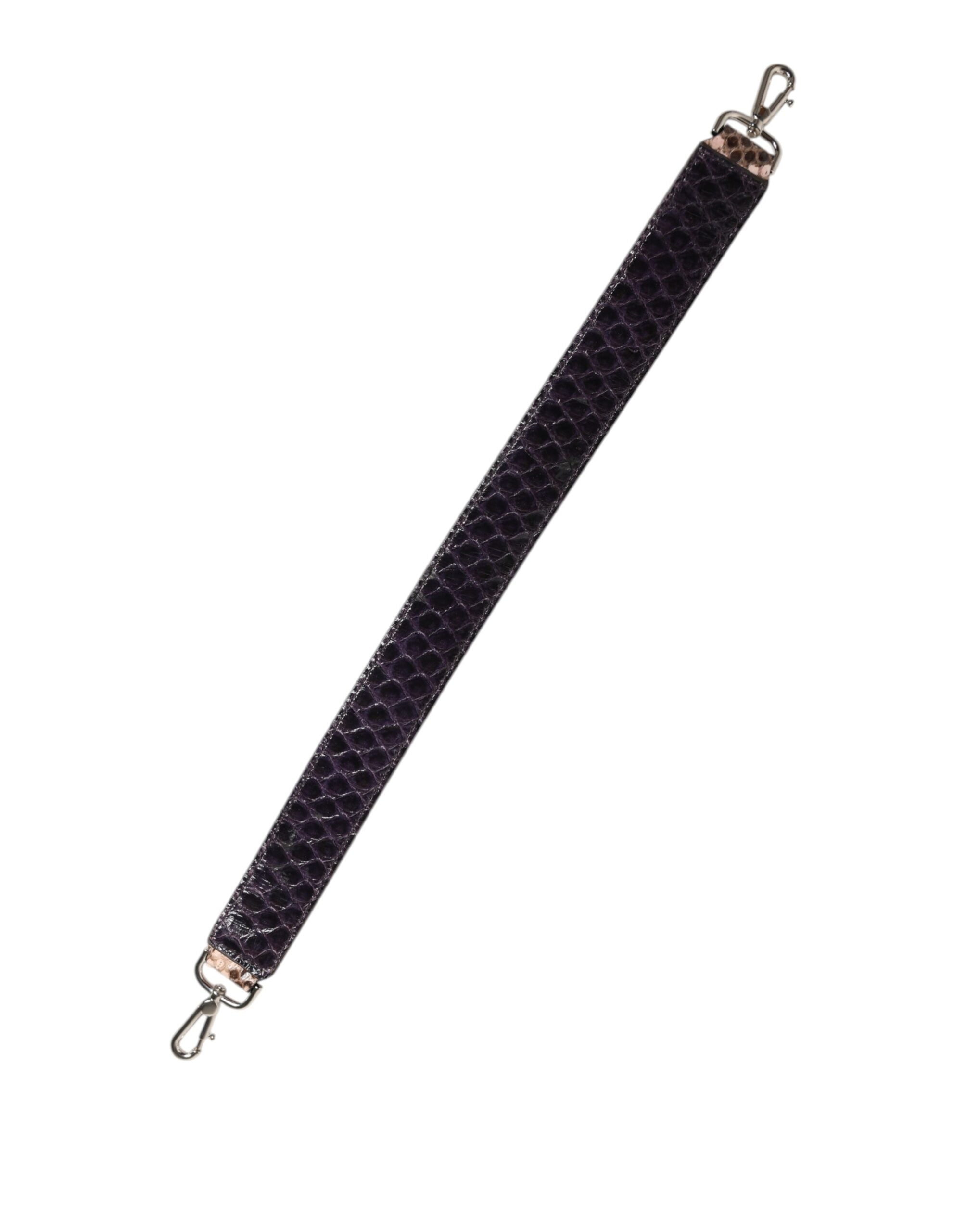 Dolce & Gabbana Brown Exotic Leather Handbag Accessory Shoulder Strap Dolce & Gabbana