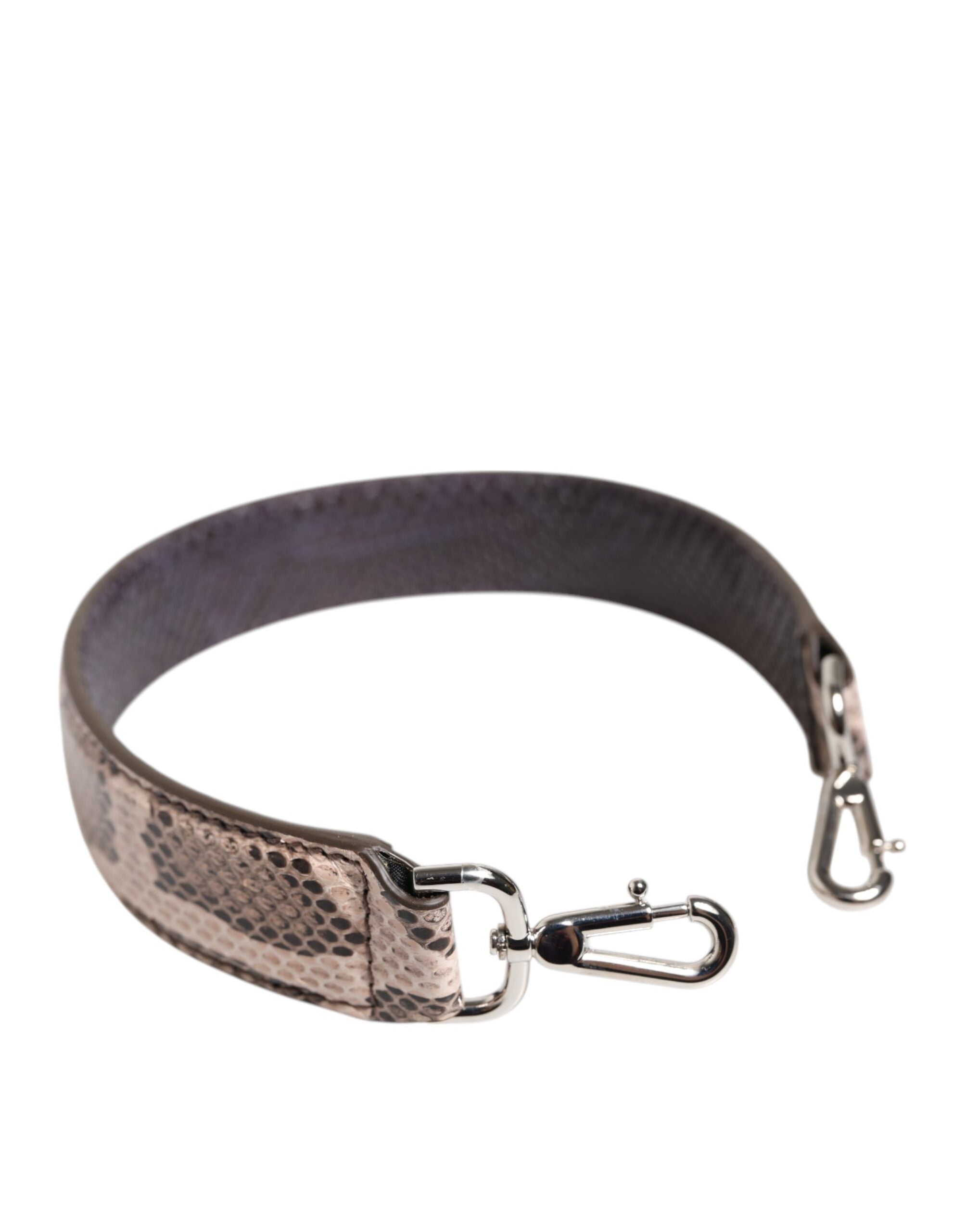 Dolce & Gabbana Beige Exotic Leather Handbag Accessory Shoulder Strap Dolce & Gabbana