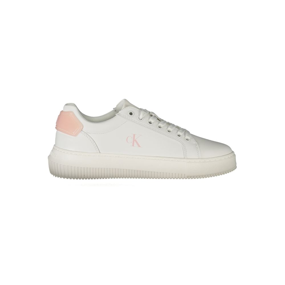 Calvin Klein White Leather Women Sneaker Calvin Klein