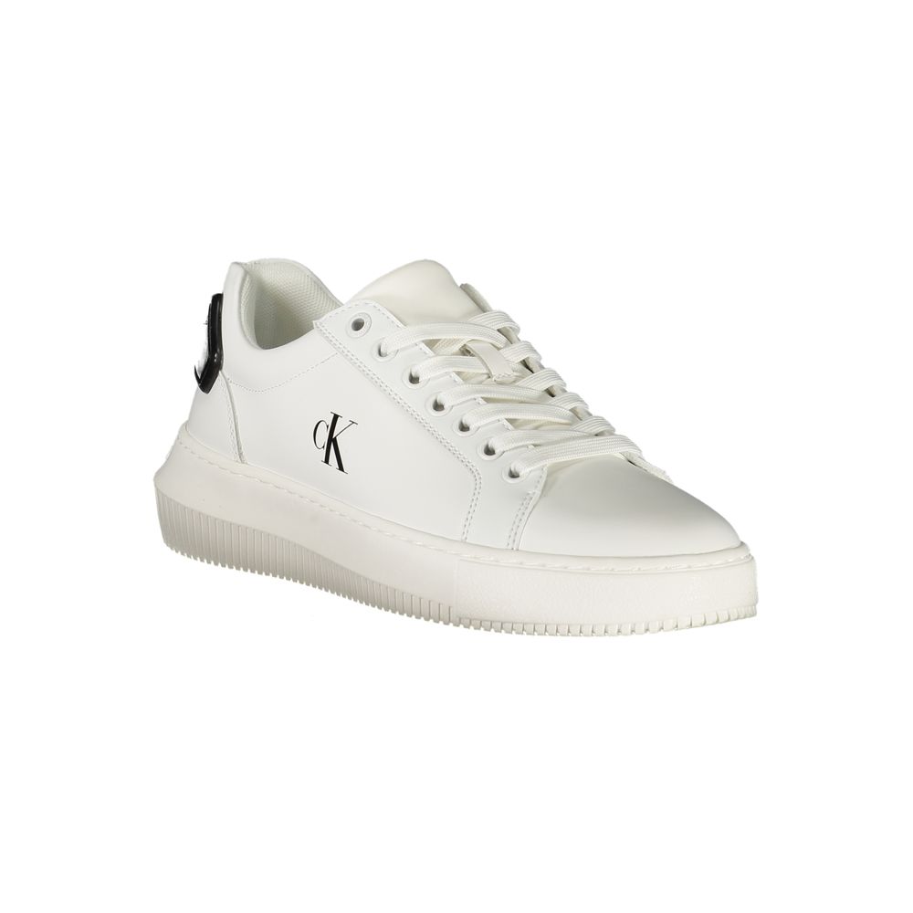 Calvin Klein White Leather Women Sneaker Calvin Klein