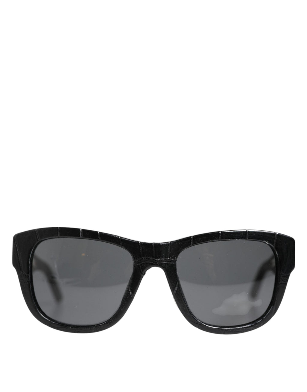 Dolce & Gabbana Black Leather Frame DG4177 Tinted Lens Sunglasses Dolce & Gabbana