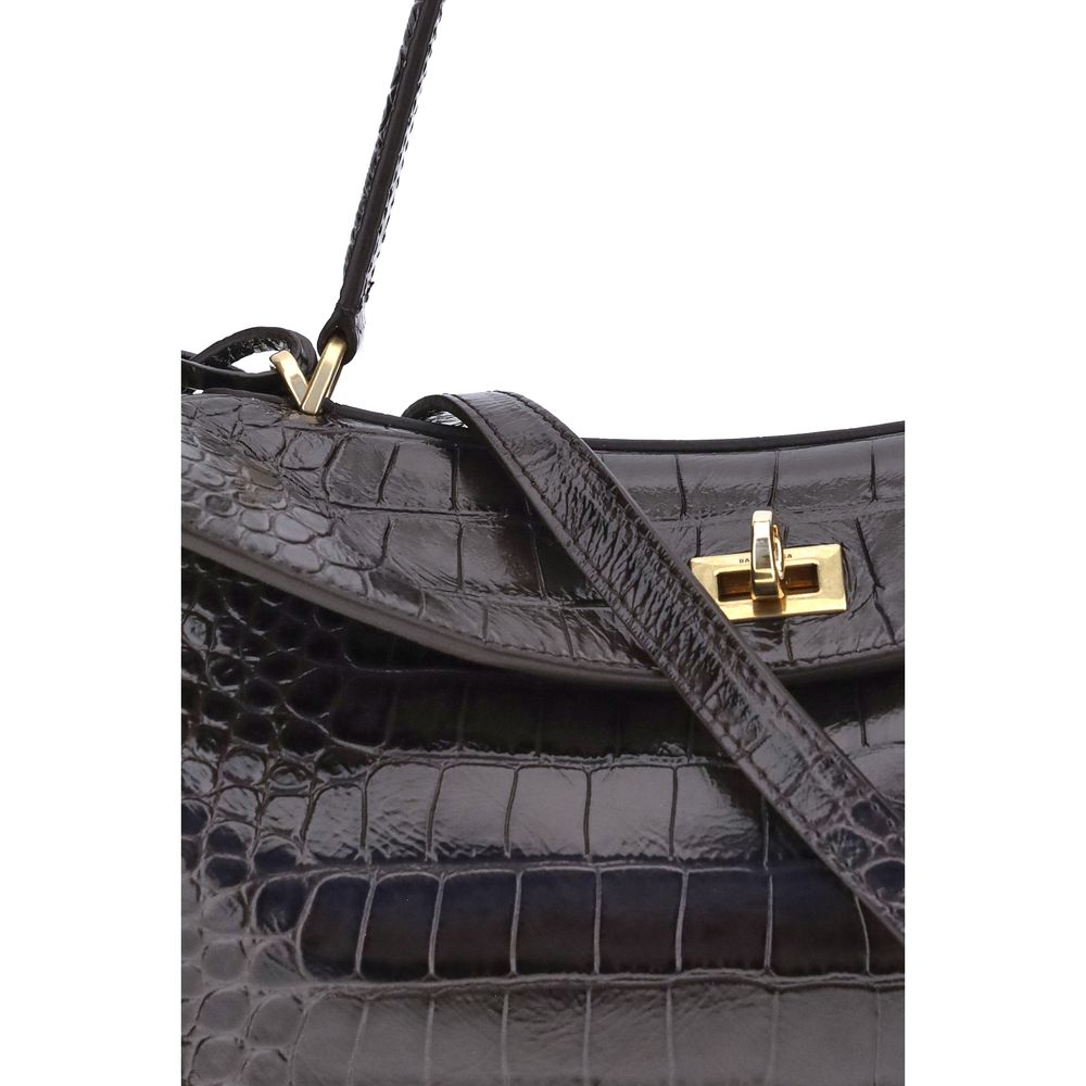 Balenciaga Rodeo Shoulder Bag in crocodile-print leather Balenciaga