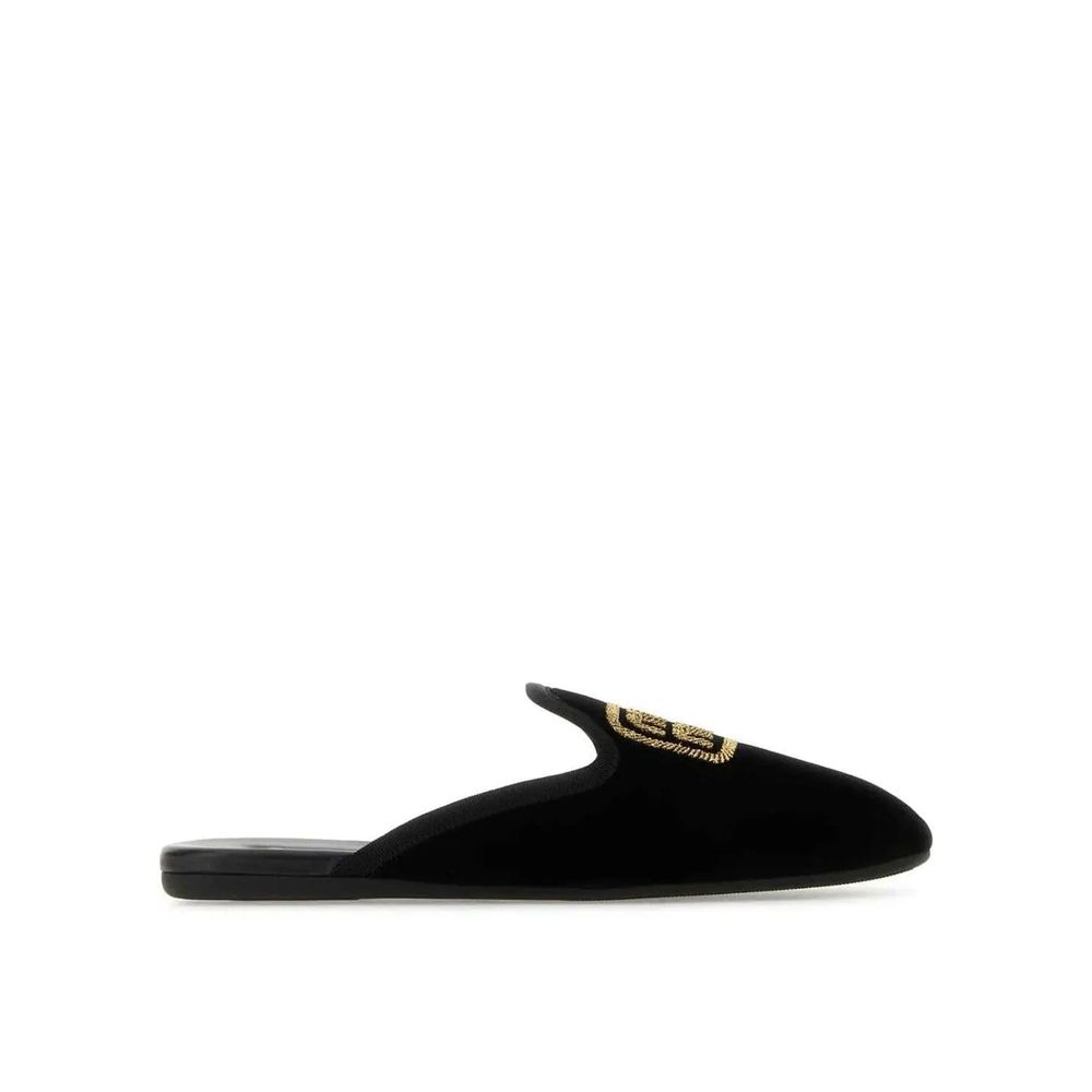 Miu Miu Logo Embroidered Slip-On Mules Miu Miu