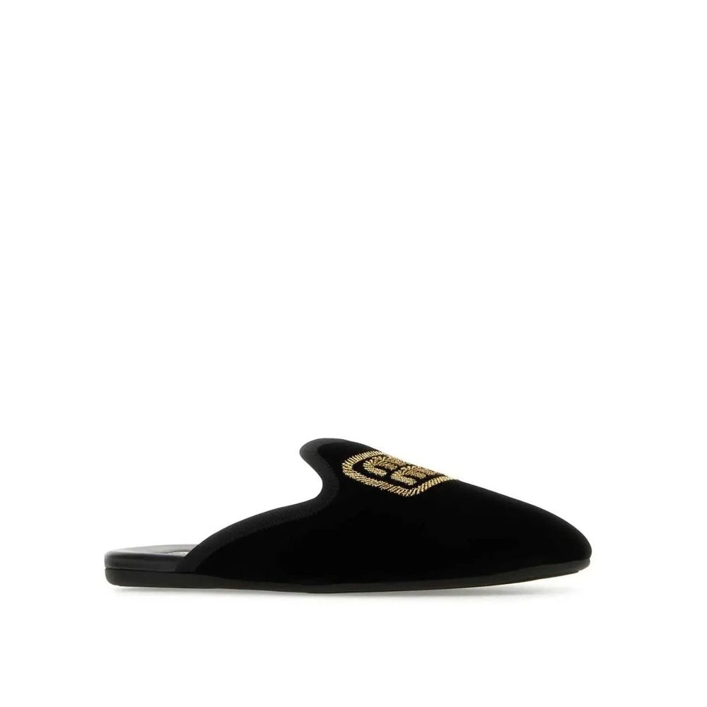 Miu Miu Logo Embroidered Slip-On Mules Miu Miu