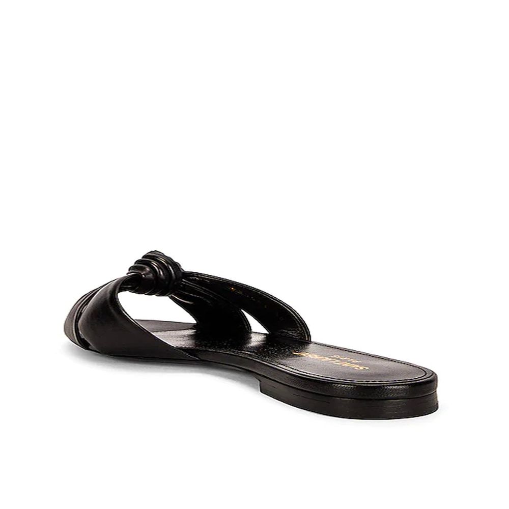 Saint Laurent Leather Slides Saint Laurent