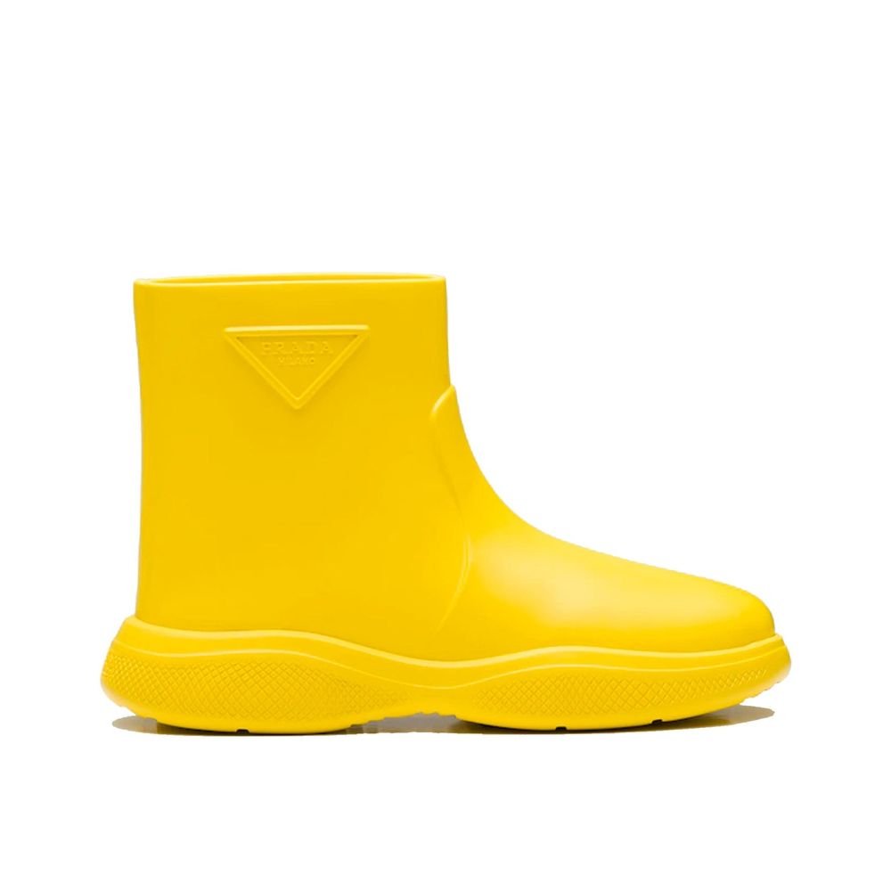 Prada Logo Rubber Boots Prada