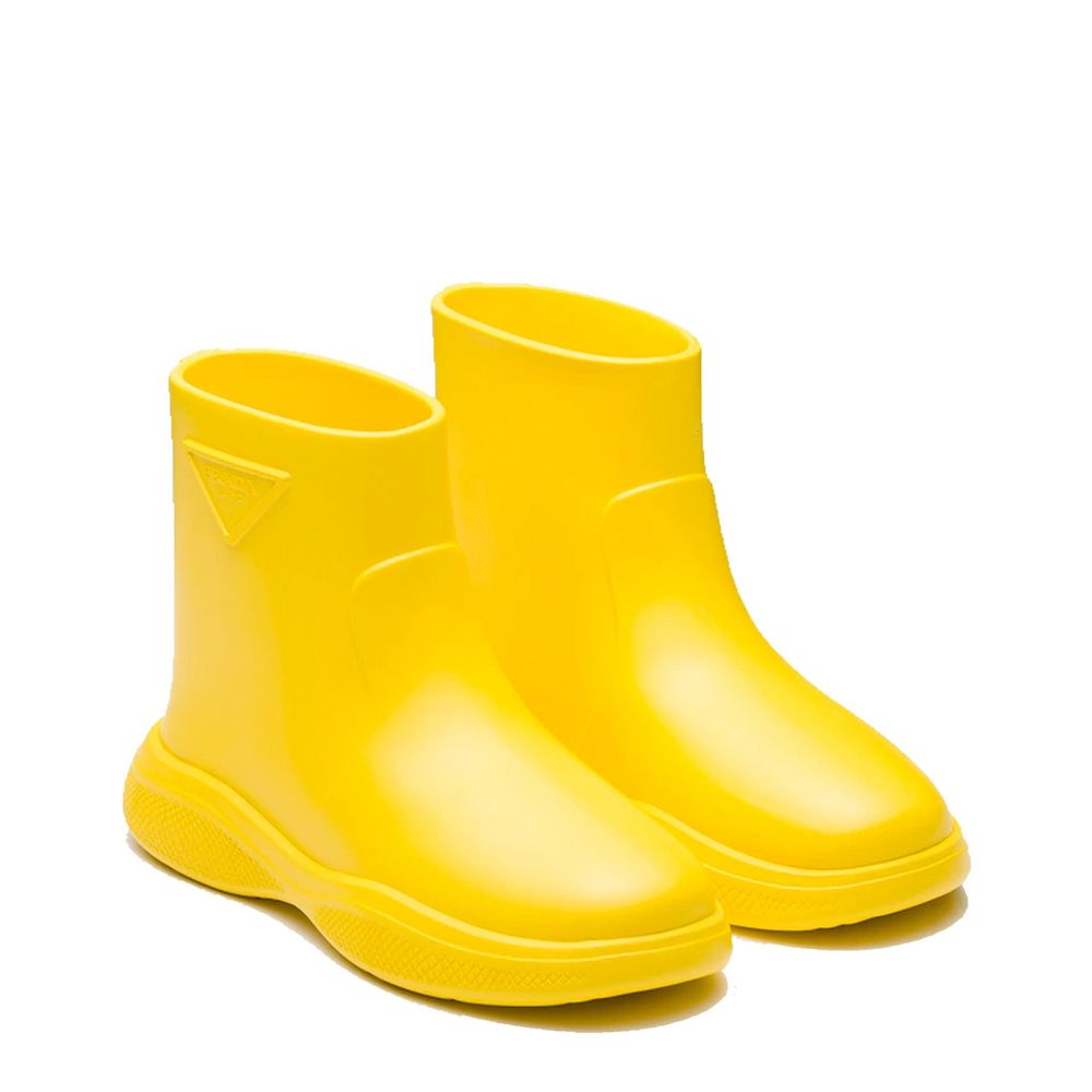 Prada Logo Rubber Boots Prada