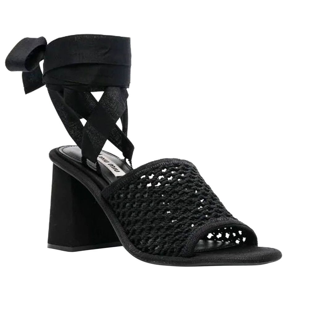Miu Miu Macrame Sandals Miu Miu
