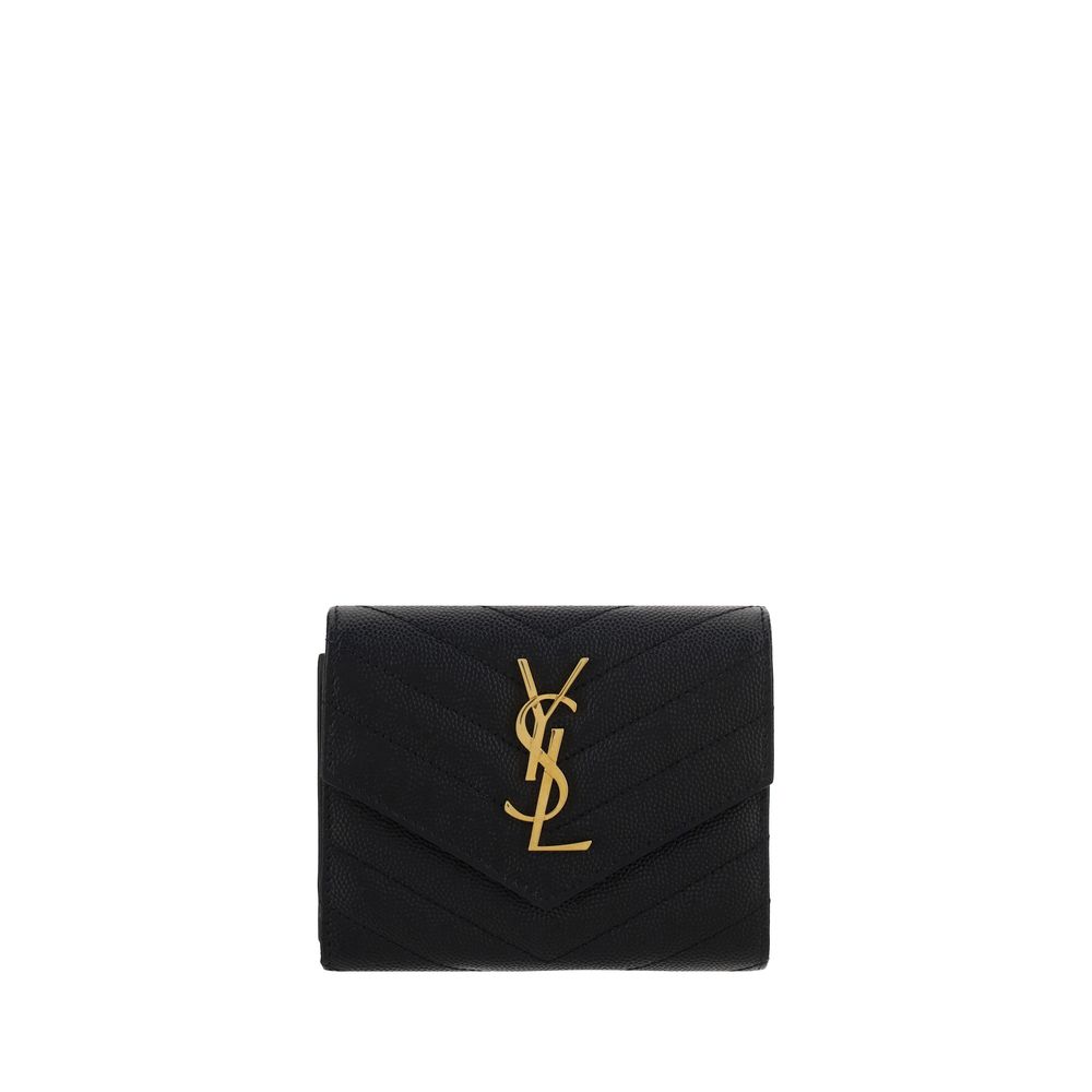 Saint Laurent Cassandre Matelassé Wallet Saint Laurent