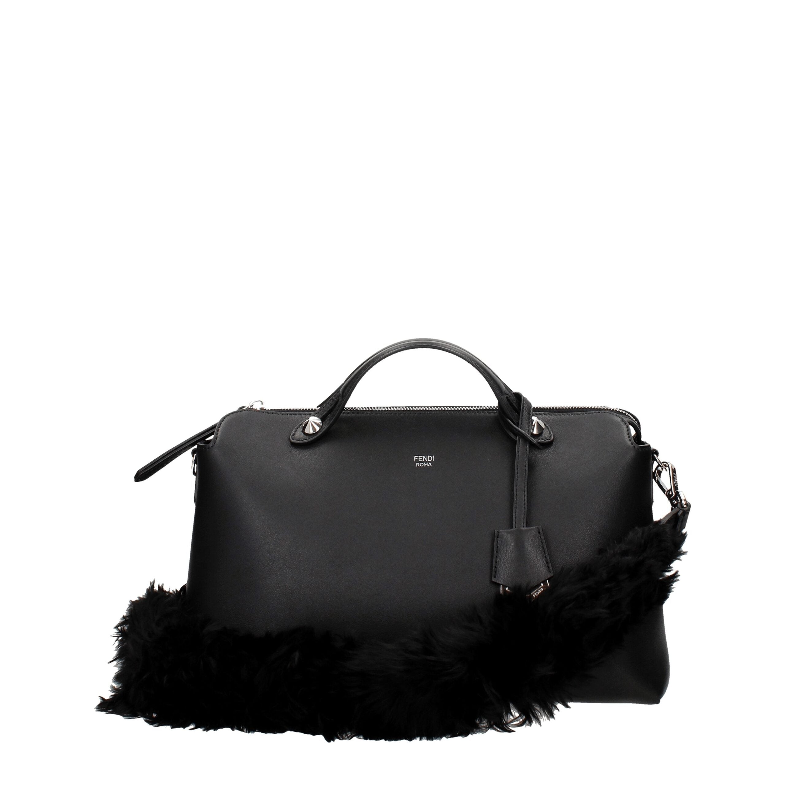 Fendi Black Leather Shoulder Bags Fendi