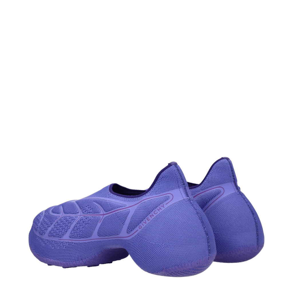 Givenchy Purple Fabric Slip-On Loafers Givenchy